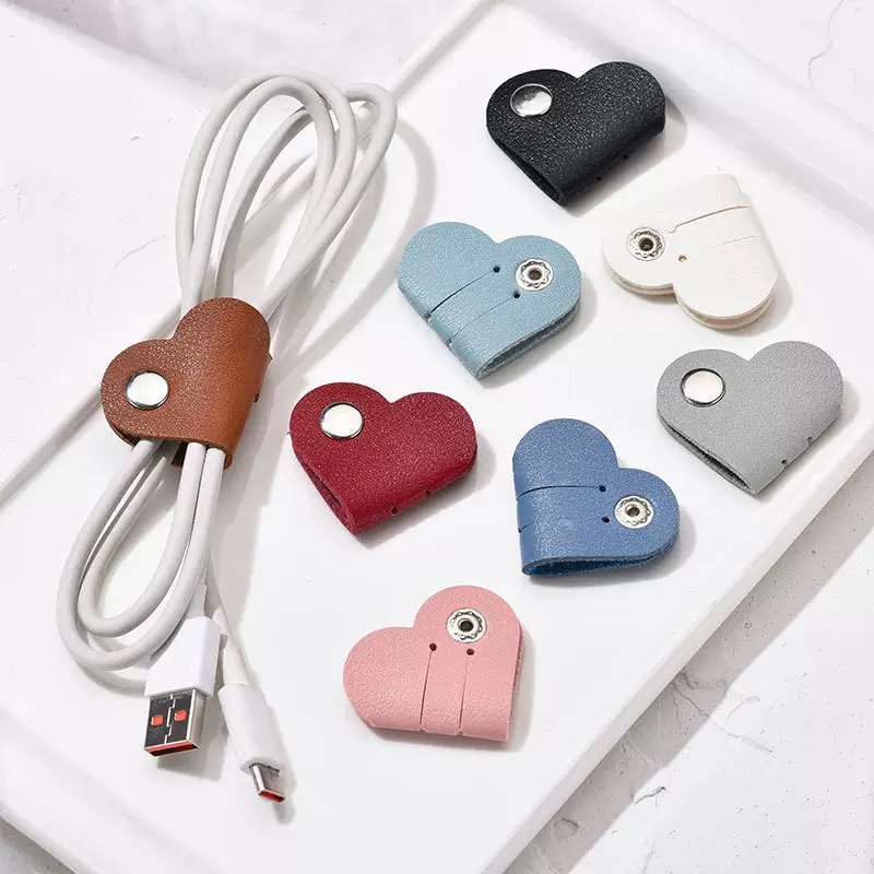 Tippet Line - Mini Heart Shape Cable Organizer Vintage
