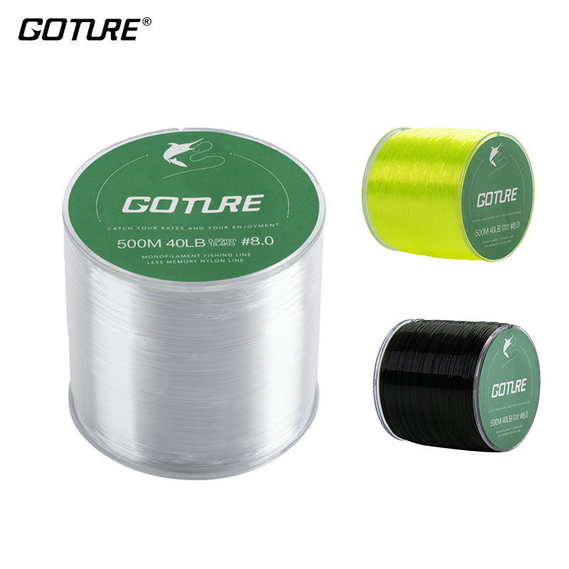 Monofilament Line - Goture 500M Nylon Japanese Durable Monofilament