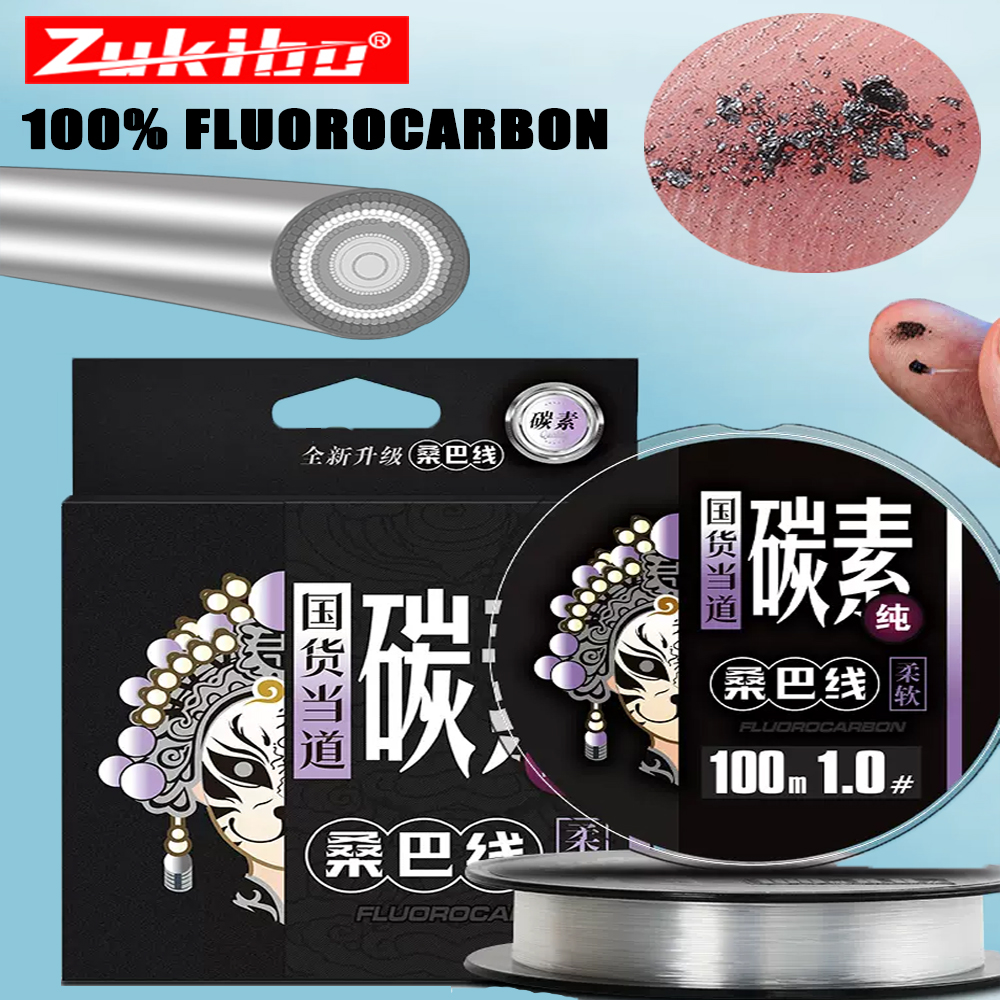 ZUKIBO Japan Fluorocabon 100%  - Fluorocarbon Line ulasan dan harga