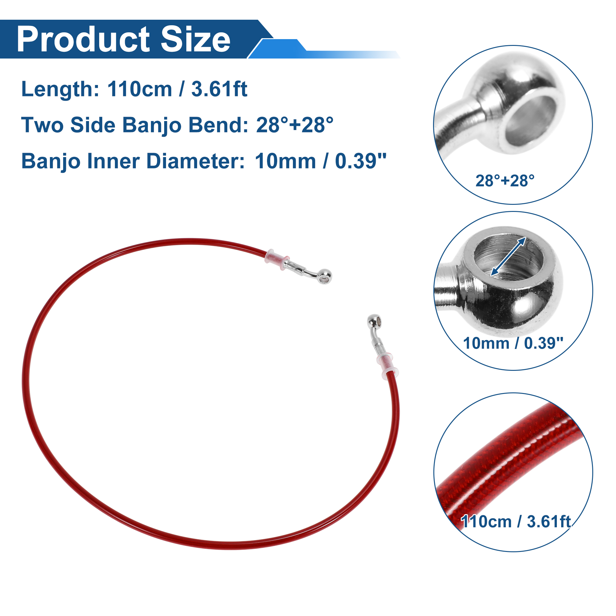 Motoforti 110cm Motorcycle Bra - Braided Line ulasan dan harga