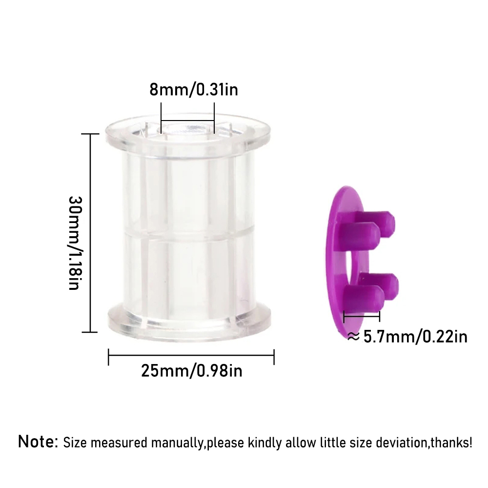 4PCS/9PCS Empty Standard Bobbi - Fishing Line Spool ulasan dan harga