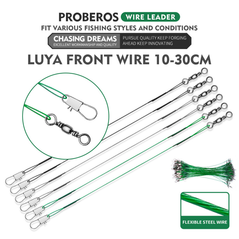 50pcs Stainless Steel 8-Shaped - Leader Line ulasan dan harga