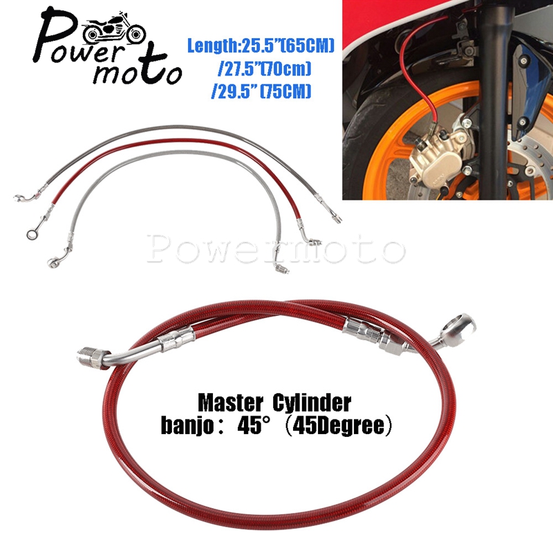 65cm 70cm 75cm Motorcycle Brak - Braided Line ulasan dan harga