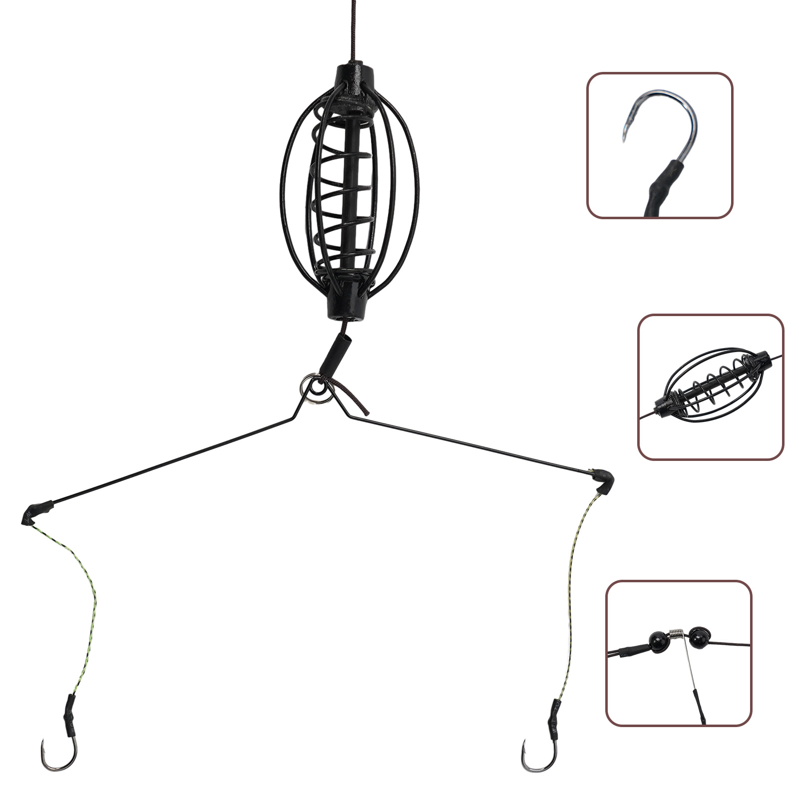 1x Carp Fishing Feeder Fishing - Monofilament Line ulasan dan harga