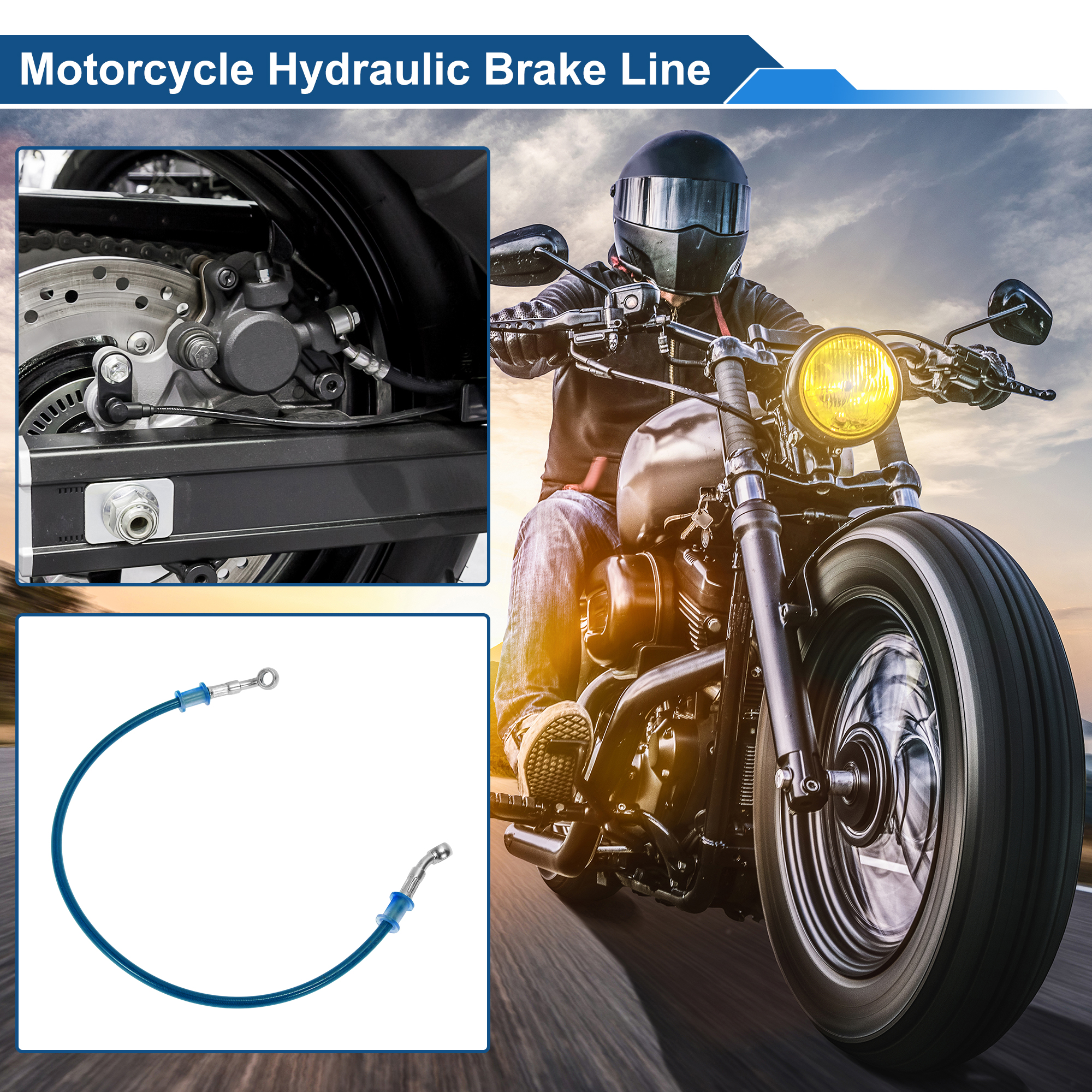 Motoforti 60cm Motorcycle Brak - Braided Line ulasan dan harga