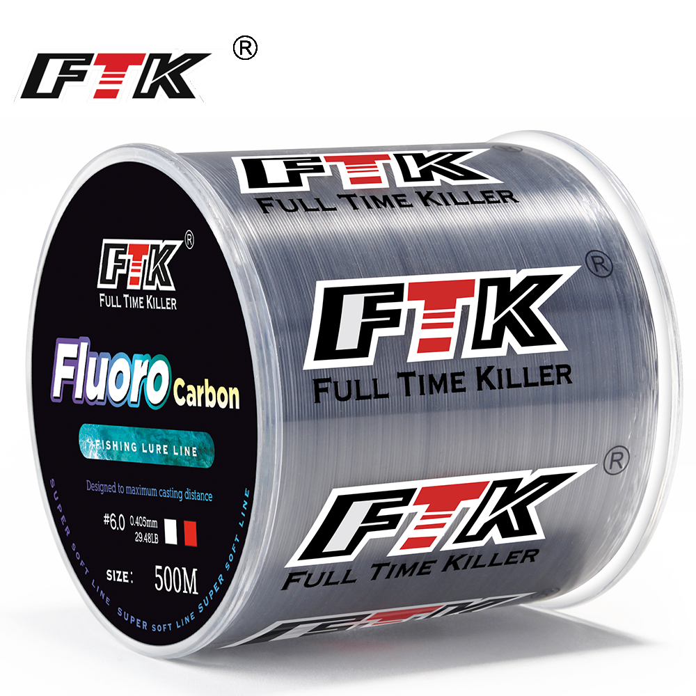 FTK Fishing Line 300M / 500M C - Fluorocarbon Line ulasan dan harga