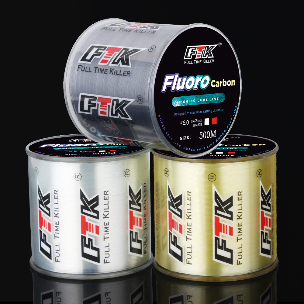 FTK Fishing Line 300M / 500M C - Fluorocarbon Line ulasan dan harga