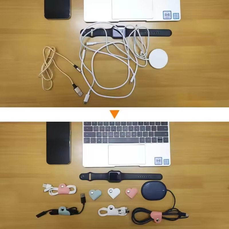 Mini Heart Shape Cable Organiz - Tippet Line ulasan dan harga
