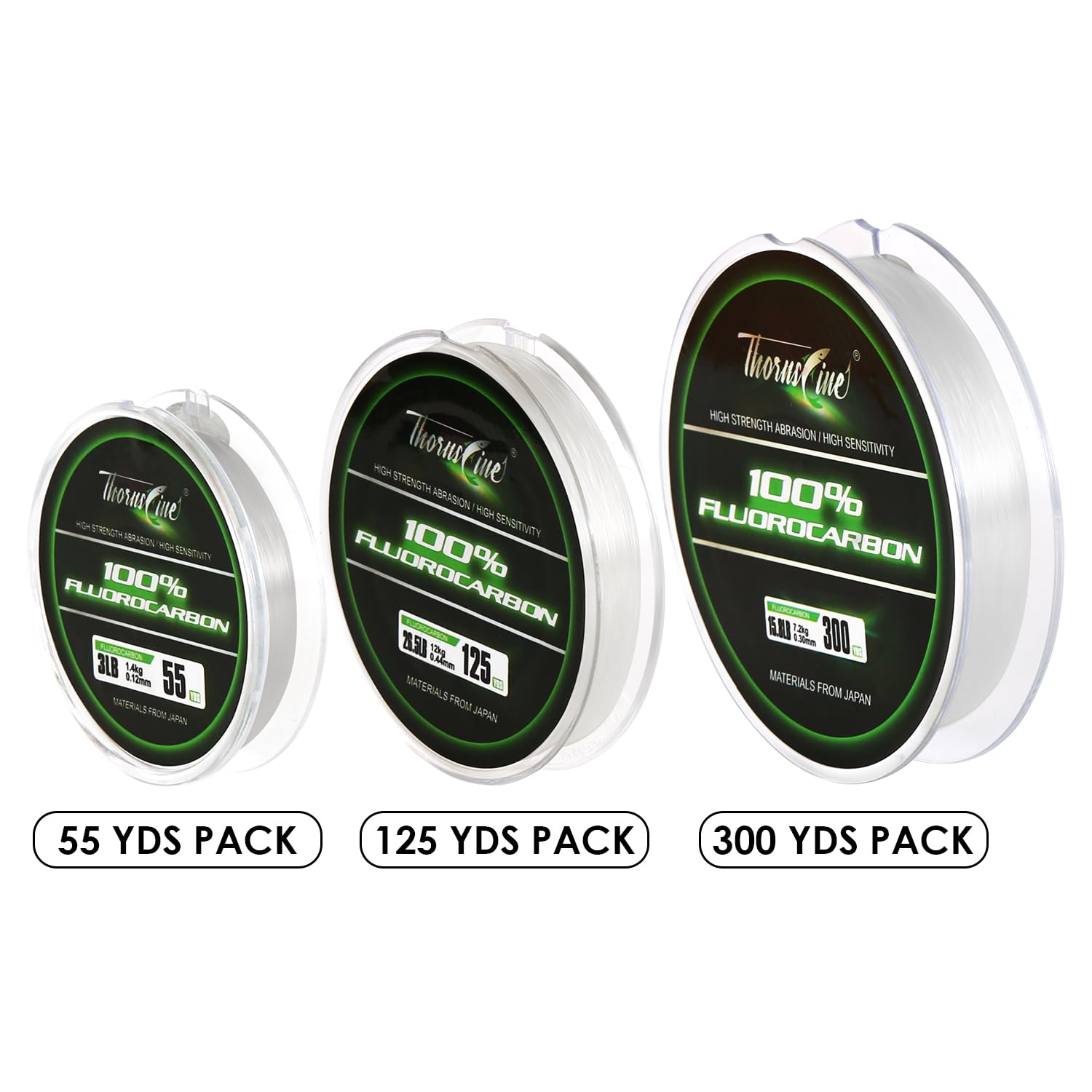 ThornsLine 100% Fluorocarbon F - Copolymer Line ulasan dan harga