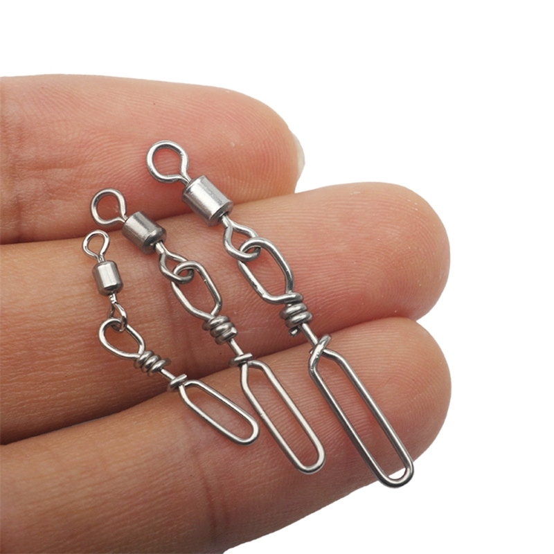10Pcs Stainless Steel Quick Sn - Saltwater Line ulasan dan harga