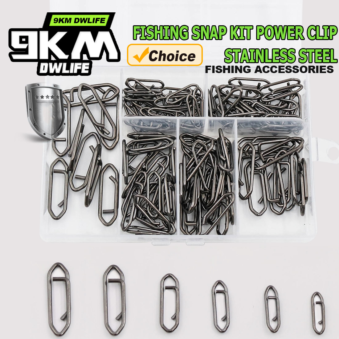 9KM Fishing Snap Kit 110pcs Po - Saltwater Line ulasan dan harga