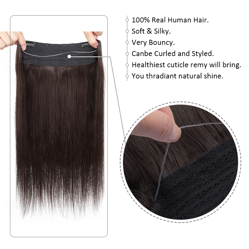 Clip in Hair Extension Real Hu - Tippet Line ulasan dan harga