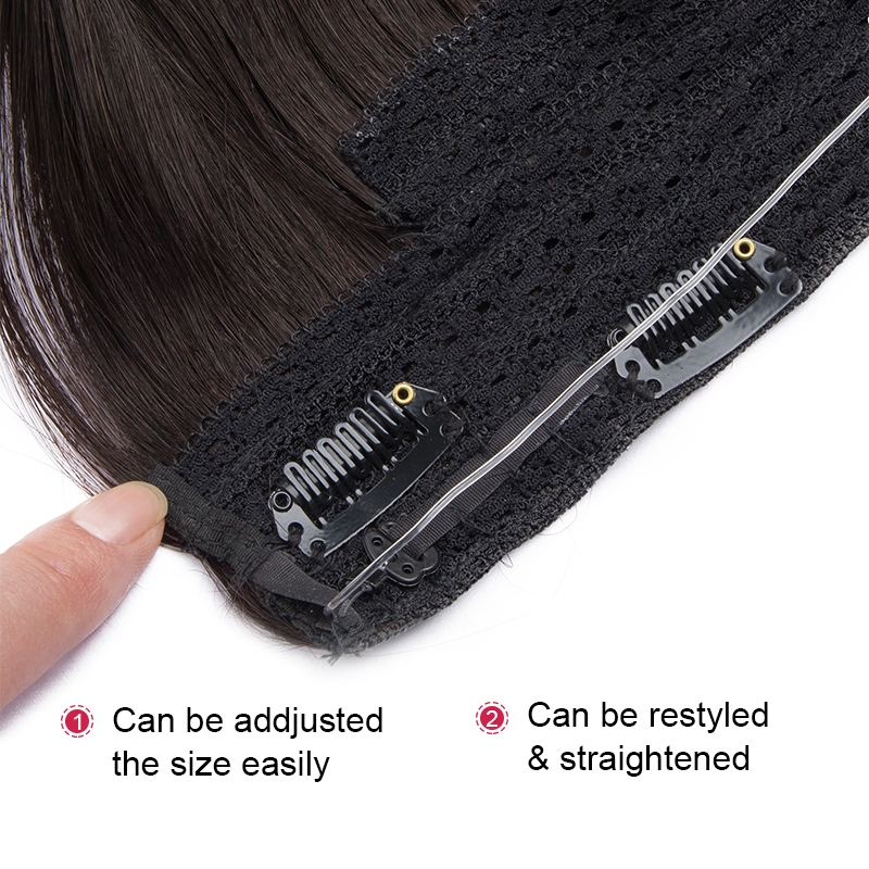 Clip in Hair Extension Real Hu - Tippet Line ulasan dan harga