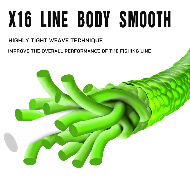 New X16 Strands Fishing Line Y - Copolymer Line ulasan dan harga
