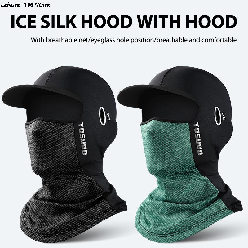 1PC Ice Silk Sunscreen Headgea - Ice Fishing Line ulasan dan harga