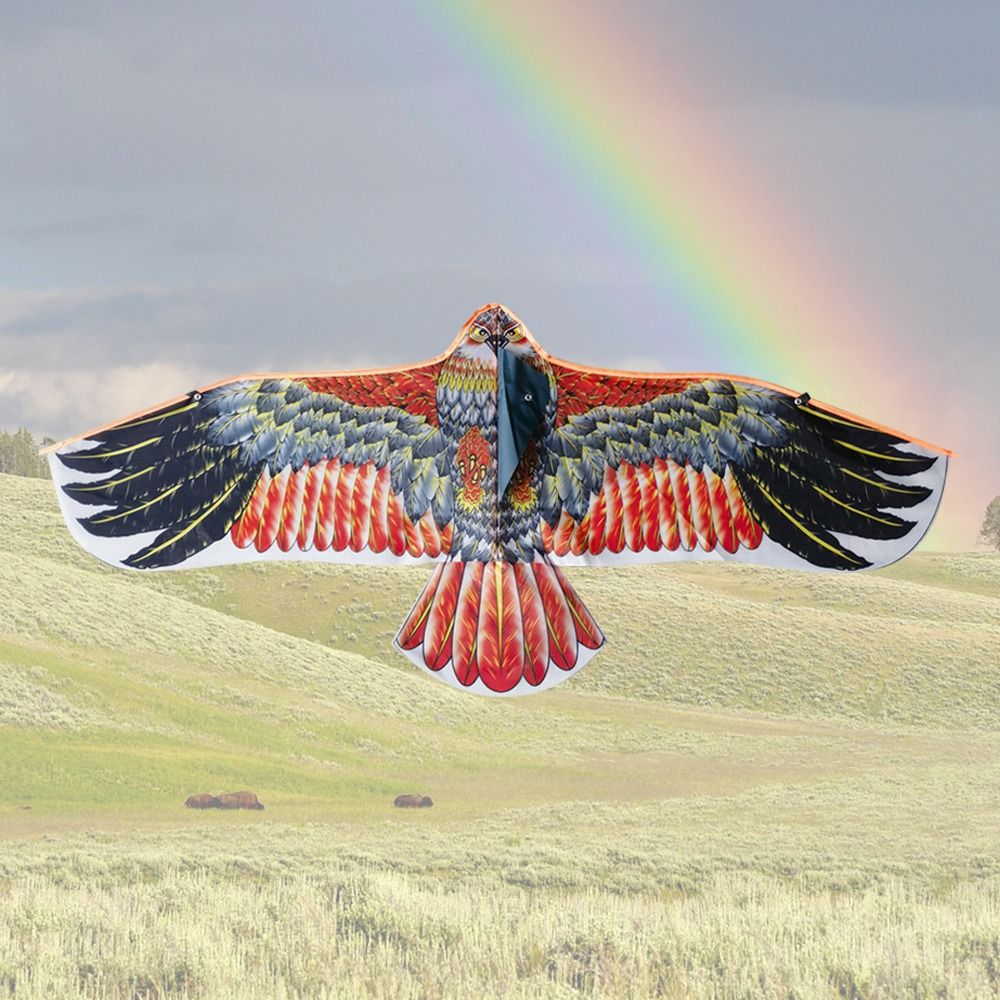 1.1m Eagle Kite With 30m Kite  - Fly Line ulasan dan harga