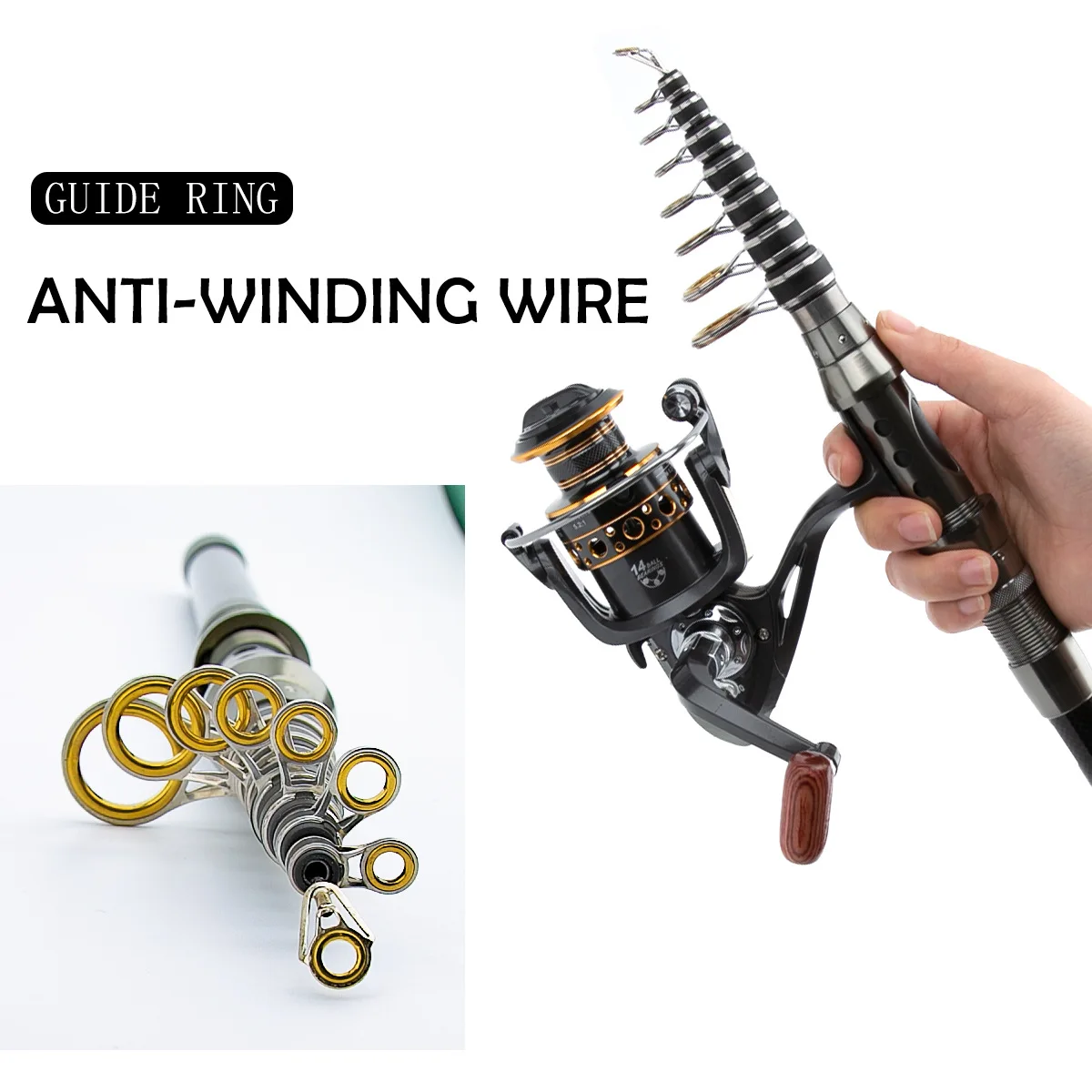 Carbon Telescopic Luya Rod Ful - Fishing Line Box ulasan dan harga