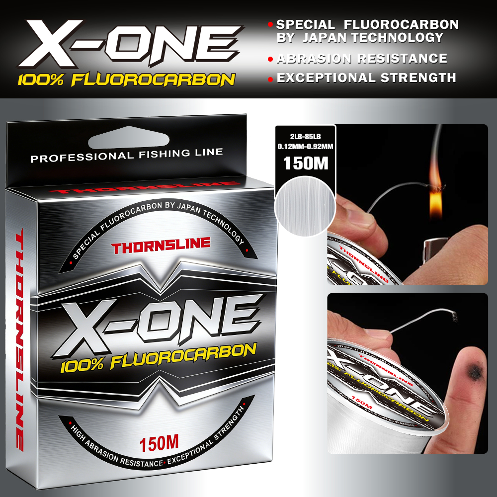 Thornsline 100% Fluorocarbon F - Fluorocarbon Line ulasan dan harga