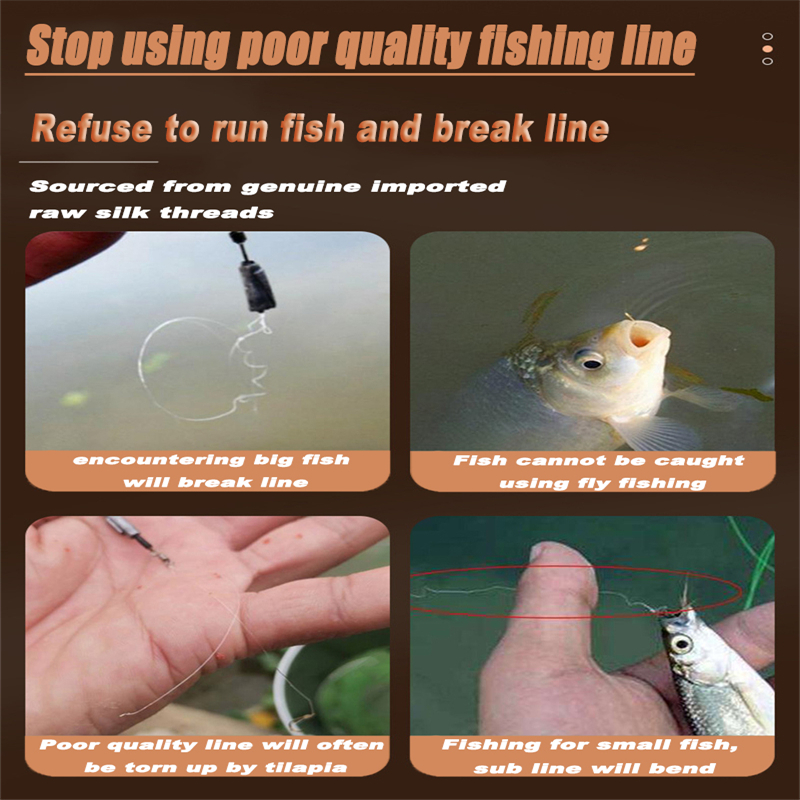 ZUKIBO 0.05mm Micro Fishing Li - Copolymer Line ulasan dan harga
