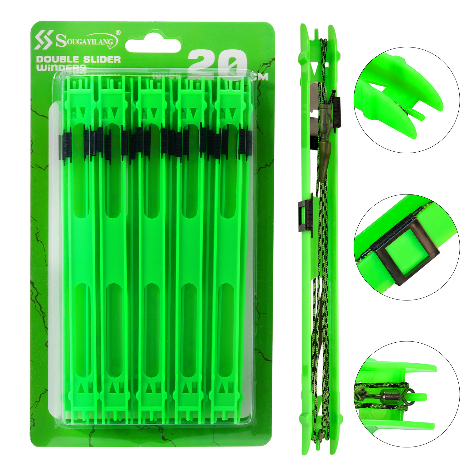 Sougayilang 10pcs Fishing Plas - Fishing Line Winder ulasan dan harga