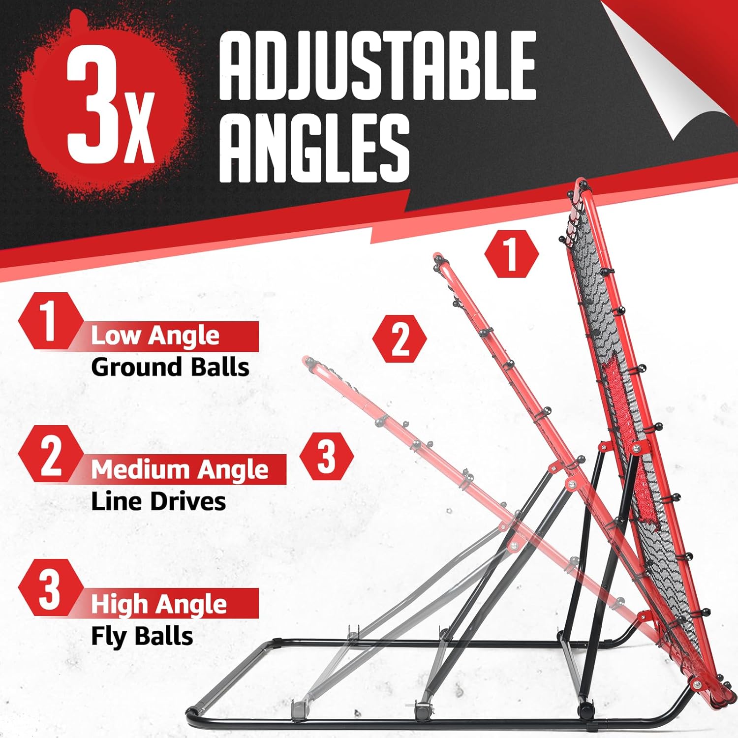 Baseball Rebounder Net, 3/5 Ad - Fly Line ulasan dan harga