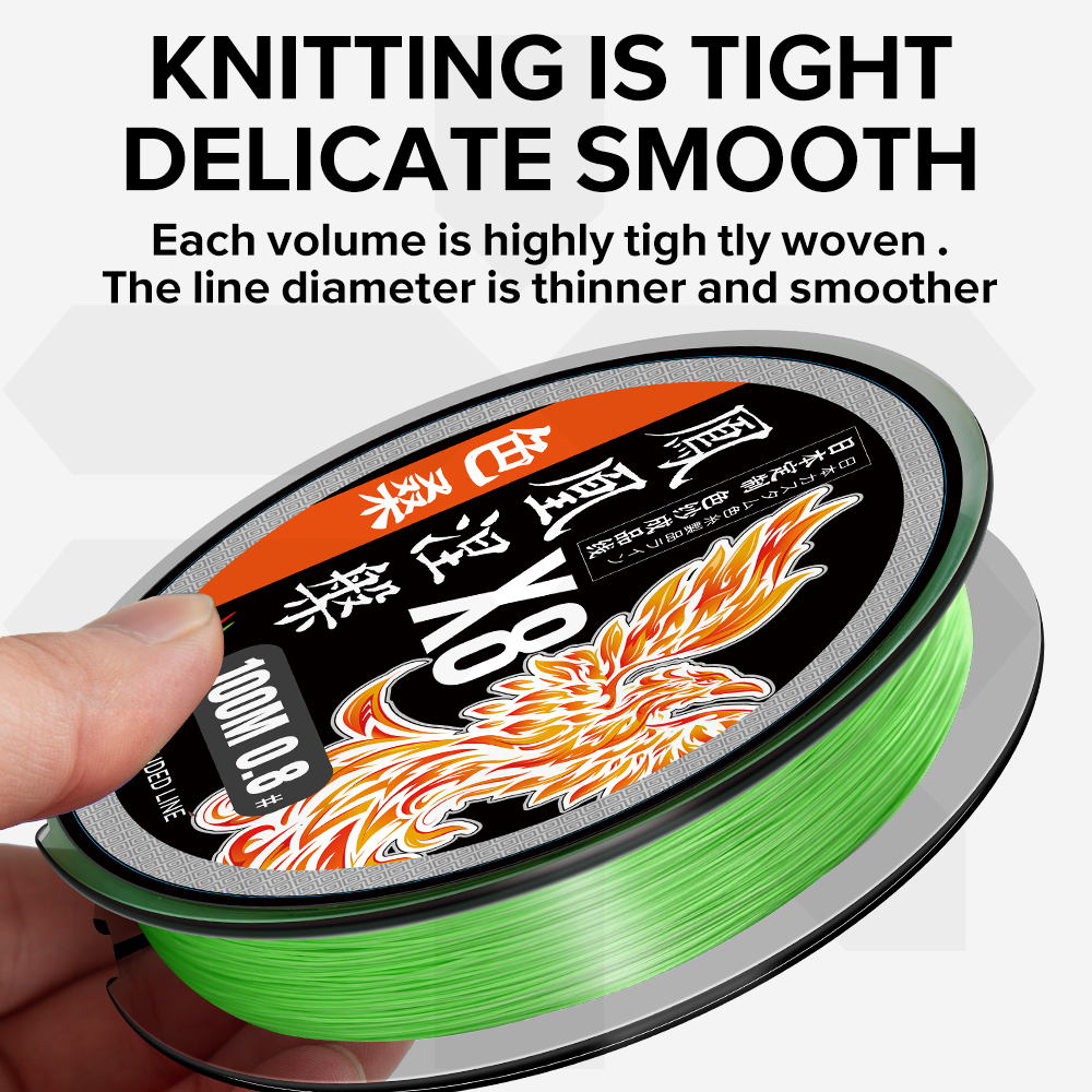 ZUKIBO Phoenix 8 Strand PE Bra - Ice Fishing Line ulasan dan harga