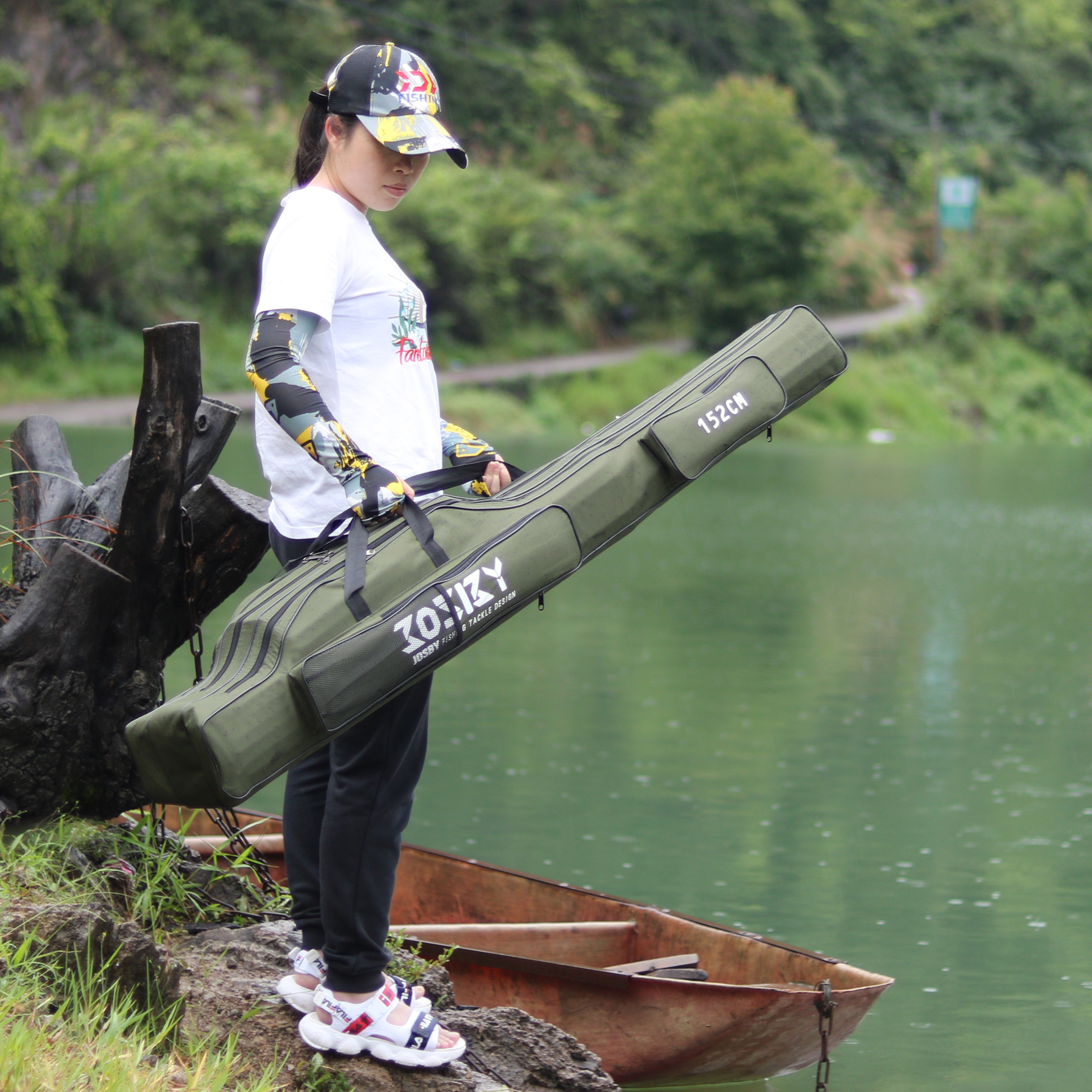 Portable Foldable Fishing Rod  - Fishing Line Spooler ulasan dan harga