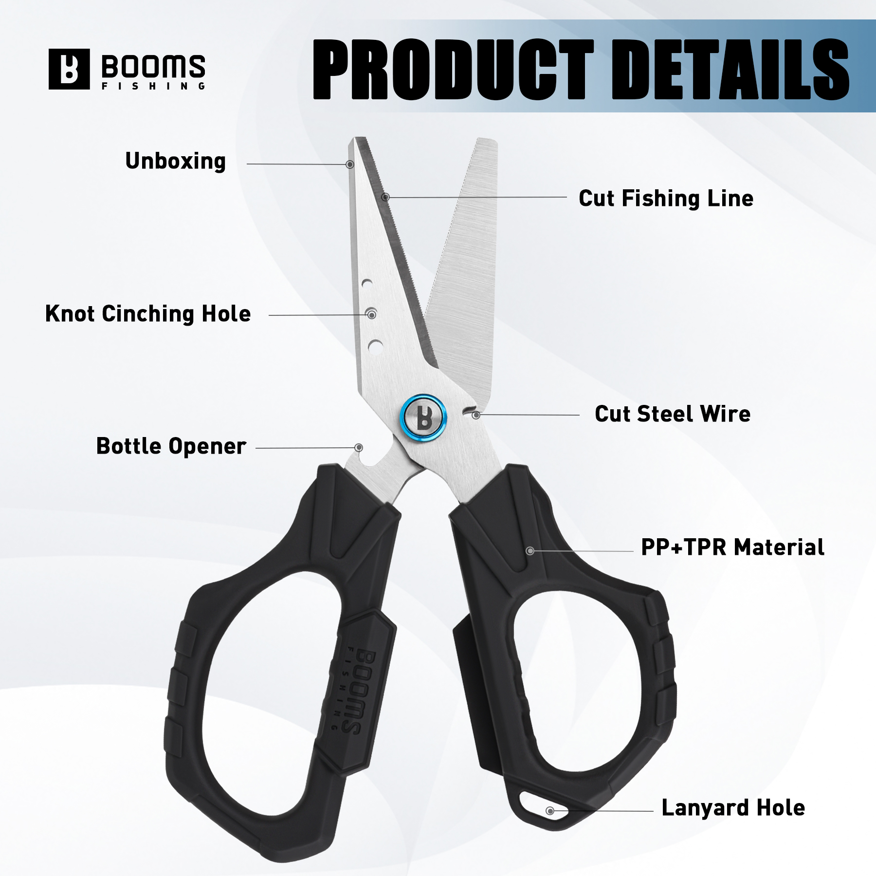 Booms Fishing S04 Fishing Scis - Fishing Line Cutter ulasan dan harga