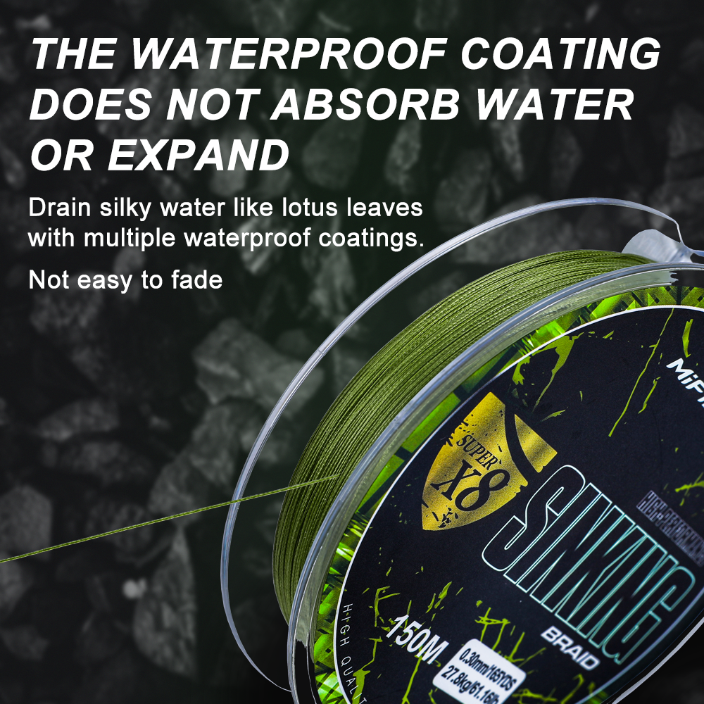 MIFINE SINKING X8 High-Perform - Ice Fishing Line ulasan dan harga